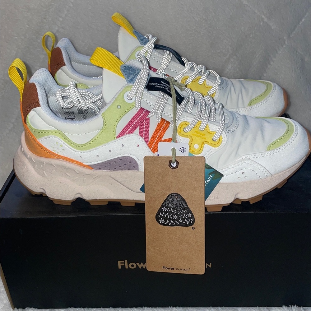 NWT Flower Mountain YAMANO 3 WOMAN KAISO - Eco-suede technical fabric Sneaker - Picture 9 of 15